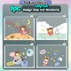 [Little B House] File Storage Bag Pen Zipper Transparent Pencil Bag Stationery PVC Pouch Beg Pensil -ST06