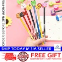 [Little B House]Creative Cartoon Eraser Pencils Students Drawing HB Pencil Party Gift Stationery 橡皮卡通铅笔文具 Pensil HB - ST07