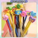 [Little B House]Creative Cartoon Eraser Pencils Students Drawing HB Pencil Party Gift Stationery 橡皮卡通铅笔文具 Pensil HB - ST07