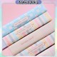 [Little B House] Rainbow Strip Candy Color Eraser Rubber Stationery Drawing Erasers Correction Gift Pemadam - ST08
