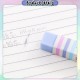 [Little B House] Rainbow Strip Candy Color Eraser Rubber Stationery Drawing Erasers Correction Gift Pemadam - ST08