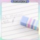 [Little B House] Rainbow Strip Candy Color Eraser Rubber Stationery Drawing Erasers Correction Gift 长条橡皮擦 Pemadam - ST08