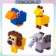 [Little B House] DIY Animal Puzzle Pencil Sharpener Building Block Sharpeners Stationery Toys Pengasah Pensil -ST09