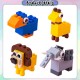 [Little B House] DIY Animal Puzzle Pencil Sharpener Building Block Sharpeners Stationery Toys 削笔器 Pengasah Pensil -ST09