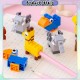 [Little B House] DIY Animal Puzzle Pencil Sharpener Building Block Sharpeners Stationery Toys Pengasah Pensil -ST09