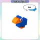 [Little B House] DIY Animal Puzzle Pencil Sharpener Building Block Sharpeners Stationery Toys Pengasah Pensil -ST09