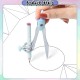 [Little B House] 8pcs Compass School Maths Geometry Protractor Triangle Ruler Stationery Set Jangka Lukis -ST10