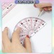 [Little B House] 8pcs Compass School Maths Geometry Protractor Triangle Ruler Stationery Set Jangka Lukis -ST10