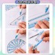 [Little B House] 8pcs Compass School Maths Geometry Protractor Triangle Ruler Stationery Set Jangka Lukis -ST10