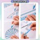 [Little B House] 8pcs Compass School Maths Geometry Protractor Triangle Ruler Stationery 金属圆规套装 Set Jangka Lukis -ST10