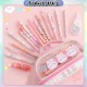 [Little B House] Double Layer Large Capacity Pencil Bag Stationery Cosmetic Makeup Storage Case Kotak Pensel - ST11