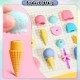 [Little B House] Yummy Dessert Erasers Set Detachable Cute Candy Rubber Eraser Gift Stationery Pemadam Getah -ST12