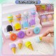 [Little B House] Yummy Dessert Erasers Set Detachable Cute Candy Rubber Eraser Gift Stationery Pemadam Getah -ST12