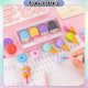 [Little B House] Yummy Dessert Erasers Set Detachable Cute Candy Rubber Eraser Gift Stationery 橡皮擦 Pemadam Getah -ST12