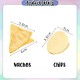 [Little B House] Cute Potato Chip Clips Food Bag Sealer Sealing Clips Folder Handbook Stationery Clip Kertas -ST14
