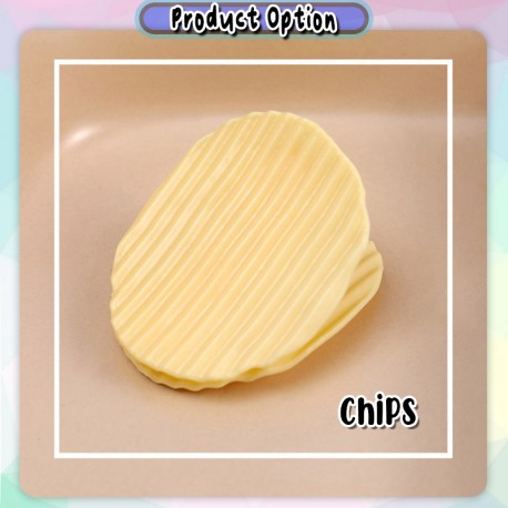 [Little B House] Cute Potato Chip Clips Food Bag Sealer Sealing Clips Folder Handbook Stationery Clip Kertas -ST14