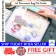 [Little B House] Cute A4 Size File Folder Zipper Bag School Storage Holder Organizer Stationery Fail Zip -ST15