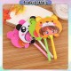 [Little B House] Cartoon Fan Shape Ballpoint Pen 0.5mm Gel Pen Student Writing Drawing Stationery Kipas Pen - ST16
