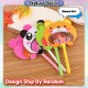 [Little B House] Cartoon Fan Shape Ballpoint Pen 0.5mm Gel Pen Student Writing Drawing Stationery Kipas Pen - ST16
