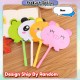 [Little B House] Cartoon Fan Shape Ballpoint Pen 0.5mm Gel Pen Student Writing Drawing Stationery Kipas Pen - ST16