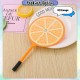 [Little B House] Cartoon Fan Shape Ballpoint Pen 0.5mm Gel Pen Student Writing Drawing Stationery Kipas Pen - ST16