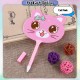 [Little B House] Cartoon Fan Shape Ballpoint Pen 0.5mm Gel Pen Student Writing Drawing Stationery Kipas Pen - ST16