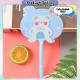 [Little B House] Cartoon Fan Shape Ballpoint Pen 0.5mm Gel Pen Student Writing Drawing Stationery Kipas Pen - ST16