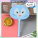 [Little B House] Cartoon Fan Shape Ballpoint Pen 0.5mm Gel Pen Student Writing Drawing Stationery Kipas Pen - ST16