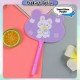 [Little B House] Cartoon Fan Shape Ballpoint Pen 0.5mm Gel Pen Student Writing Drawing Stationery Kipas Pen - ST16