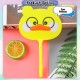 [Little B House] Cartoon Fan Shape Ballpoint Pen 0.5mm Gel Pen Student Writing Drawing Stationery Kipas Pen - ST16