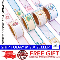 [Little B House] 60Pcs/Roll Tape Name Tag Stickers Name Label School Stationery Water Bottle Label Label Nama - ST18