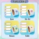 [Little B House] 60Pcs/Roll Tape Name Tag Stickers Name Label School Stationery Water Bottle Label Label Nama - ST18