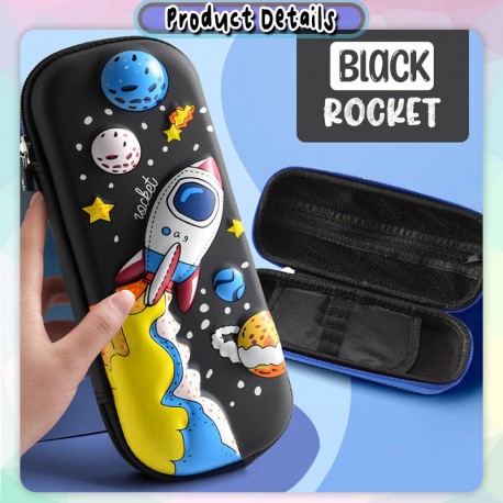[Little B House] 3D Pencil Case Cartoon Design Hard Case for Kids Stationery Organizer Bekas Kotak Pensel - ST19