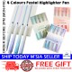 [Little B House] 4pcs Eye Protect Gradual Highlighter Pastel Marker Pen Writing Drawing Key Points Stationery -ST22