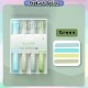 [Little B House] 4pcs Eye Protect Gradual Highlighter Pastel Marker Pen Writing Drawing Key Points Stationery -ST22