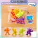 [Little B House] 4pcs 3D Mini Eraser Fruits Desserts Dinosaurs Vegetables Cakes Rubber Stationery Pemadam -ST24