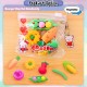[Little B House] 4pcs 3D Mini Eraser Fruits Desserts Dinosaurs Vegetables Cakes Rubber Stationery Pemadam -ST24