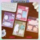 [Little B House] Sticky Note Pads Notepads Message Writing Cute Memo Notepad Office Stationery Kertas Memo -ST25