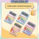 [Little B House] 12 Digits Large Display Candy Color Round Button Calculator Kalkulator -ST26