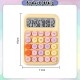 [Little B House] 12 Digits Large Display Candy Color Round Button Calculator Kalkulator -ST26