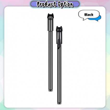 [Little B House] 0.5mm Cute Cat Design Rollerball Gel Pen Kawaii Ball Point Gel Pens Stationery Pen Kucing -ST27