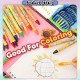 [Little B House] 8/12/24pcs Colour Multi-Colour Wax Crayon Gift For Kids Krayon Oil Pastel Krayon Murah -ST30