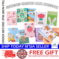[Little B House] Students Cute Mini Pocket Notebook Journal Diary Notepad Buku Nota Cute -ST33