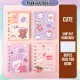 [Little B House] 80pages A7 Cute Mini Notebook Portable Memo Note Book Notepad Stationery Buku Nota Cute - ST34