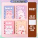 [Little B House] 80pages A7 Cute Mini Notebook Portable Memo Note Book Notepad Stationery Buku Nota Cute - ST34