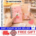 [Little B House] 100 Sheet A6 Journal Diary Notepad Loose Leaf Notebook Weekly Planner Daily Agenda Buku Nota -ST37