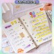 [Little B House] 100 Sheet A6 Journal Diary Notepad Loose Leaf Notebook Weekly Planner Daily Agenda Buku Nota -ST37