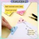 [Little B House] Paper Edge Clip Triangle Paper Clips Binder Clip Memo File Corner Clip Klip Kertas - ST38