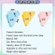[Little B House] Paper Edge Clip Triangle Paper Clips Binder Clip Memo File Corner Clip Klip Kertas - ST38