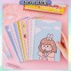 [Little B House] A5 Notebook Cute 60 Sheets Spiral Notebook Journal Writing Diary A5 Notepad Buku Nota -ST43